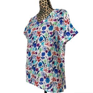 APNY Floral Pattern Blouse Size Small NEW